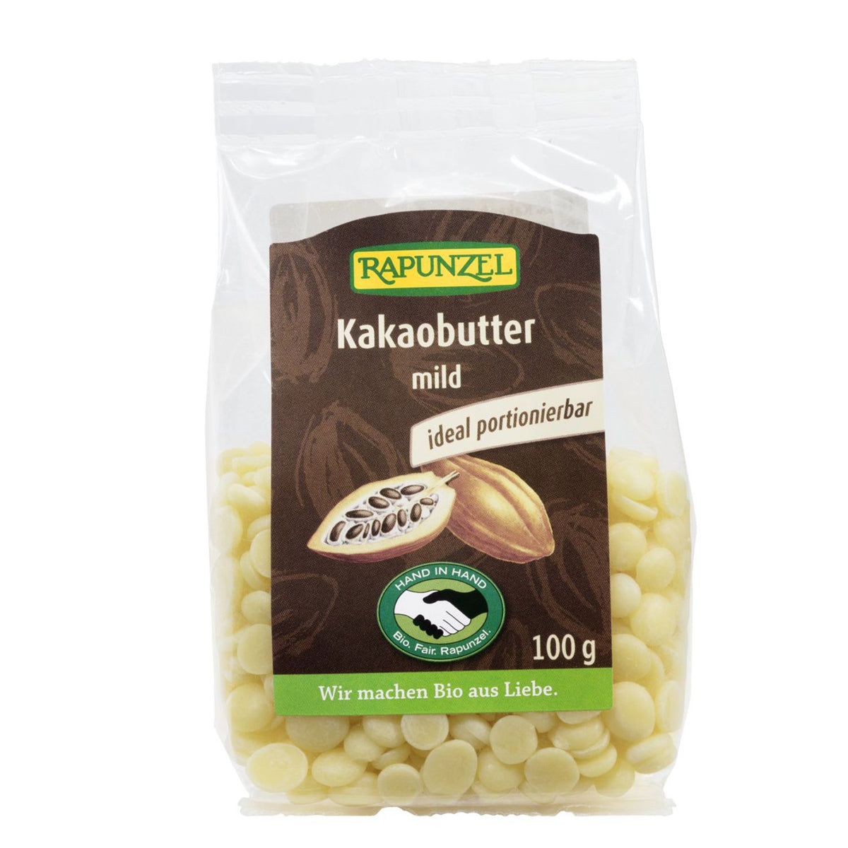RAPUNZEL bio beurre de cacao doux (100 g)