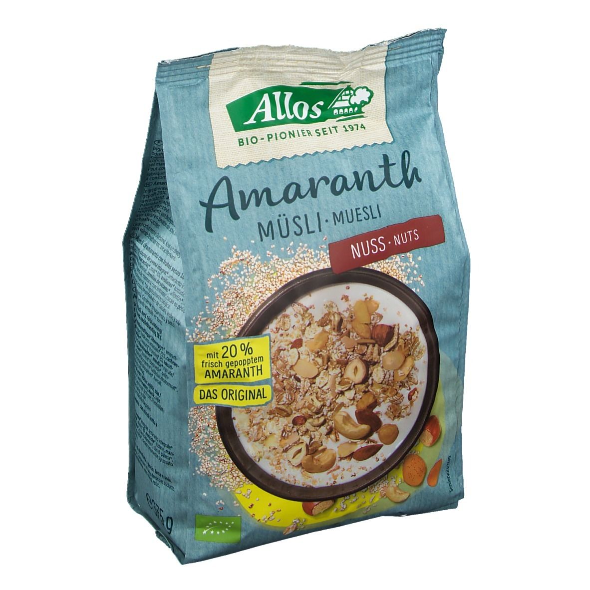 Bio Amaranth muesli, noix (375 g)