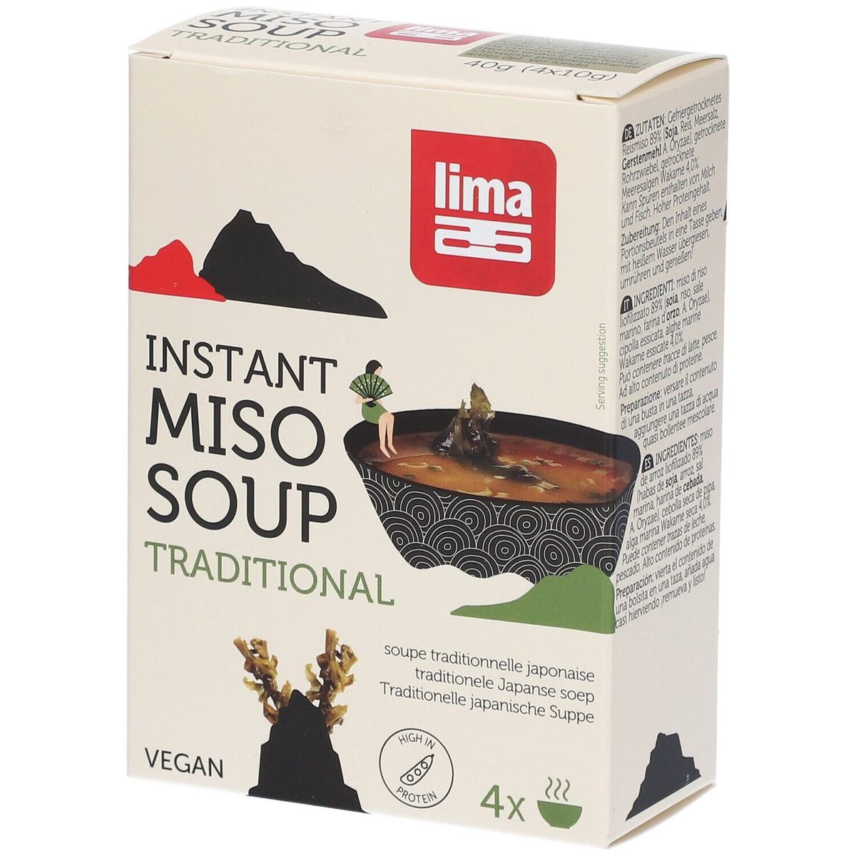 Lima soupe miso instantanée (40 g)