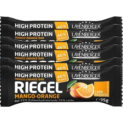 LAYENBERGER® barre protéinée mangue-orange (6 x 35 g)