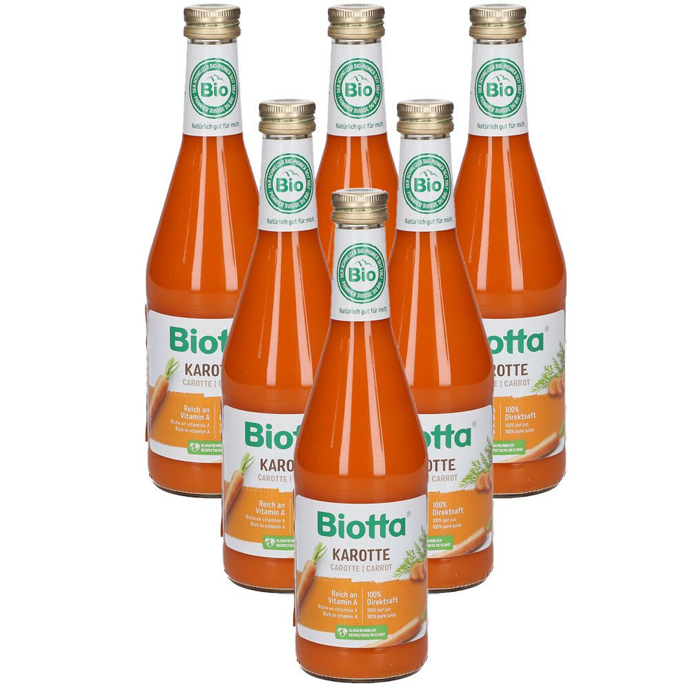 Biotta® jus de carottes (6x500 ml)