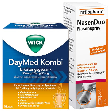 WICK Set rhume DayMed Kombi + NasenDuo spray nasal (1 pièce)