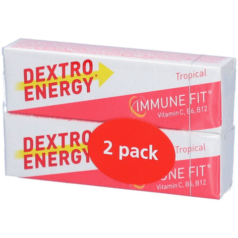Dextro Energy Tropical + 10 Vitamine double pack (2x47 g)