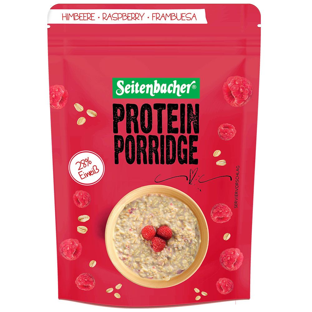 Seitenbacher Porridge protéiné framboise (500 g)