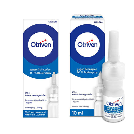 Otriven contre le rhume spray doseur 0,1 % sans conservateurs (2x10 ml)
