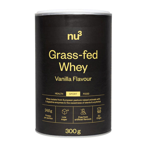 nu3 grass-fed whey, vanilla (300 g)