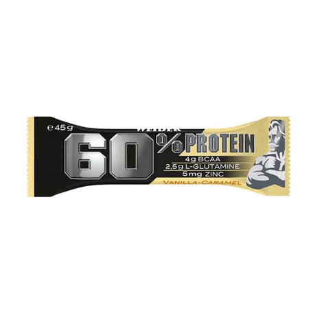 WEIDER 60% Barre protéinée Vanille Caramel (45 g)