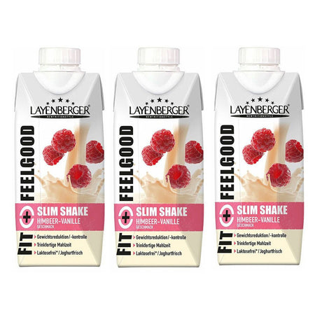 Layenberger Fit+Feelgood Slim Shake framboise-vanille (3x330 ml)