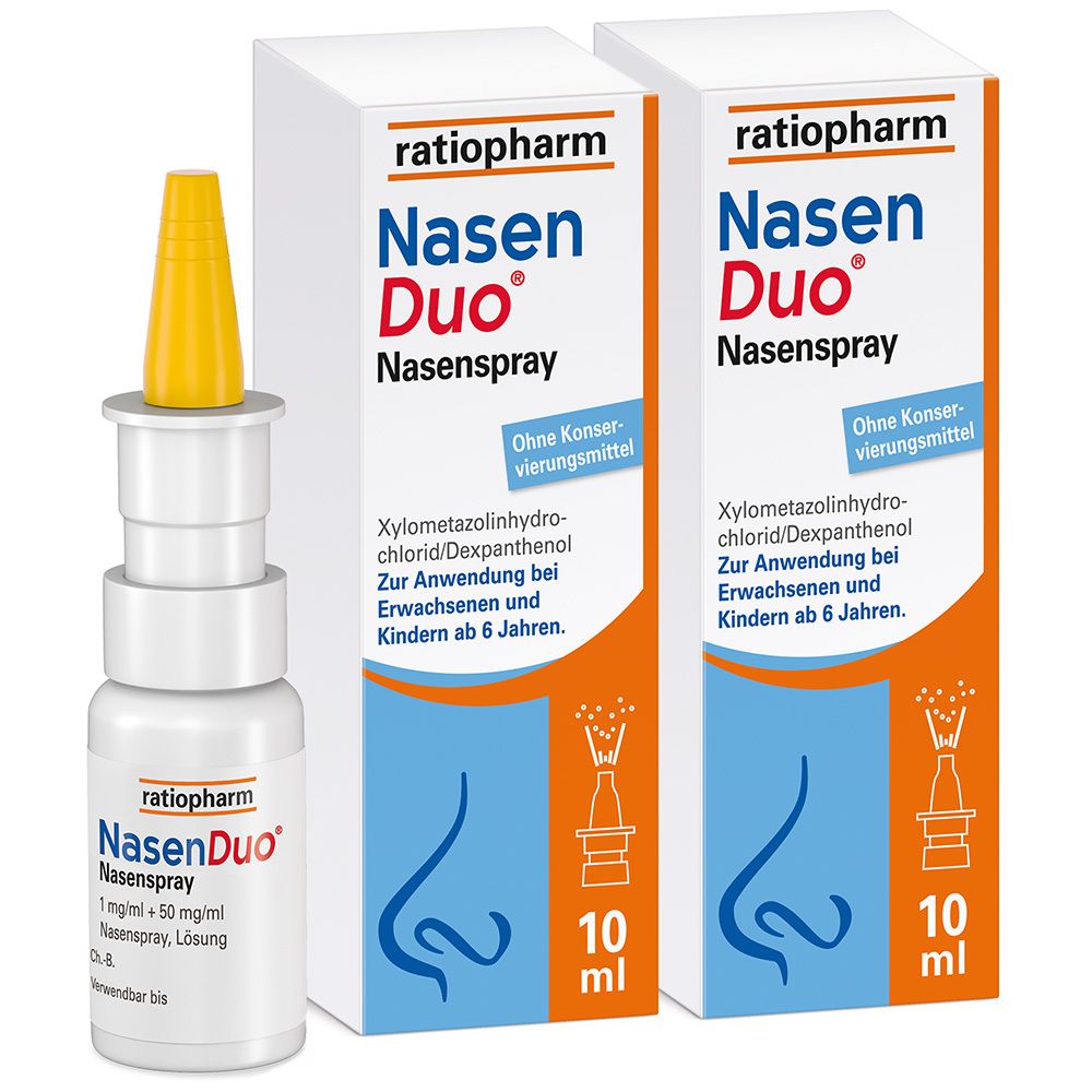 NasenDuo spray nasal contre le rhume (2x10 ml)