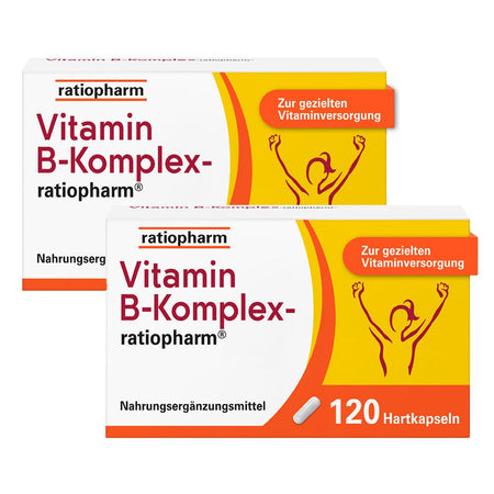 ratiopharm Complexe de vitamines B avec 8 vitamines B - 2x120 gélules