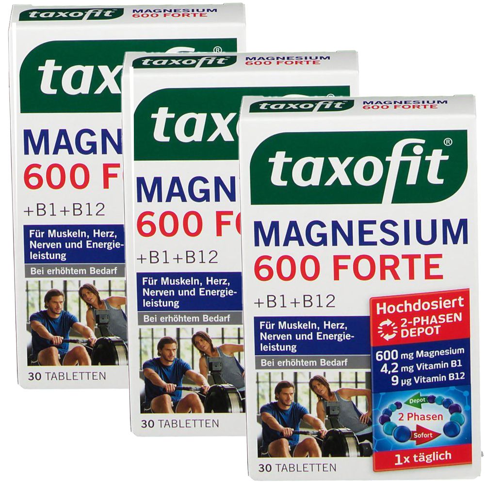taxofit® Magnesium 600 Forte (3x30 comprimés)