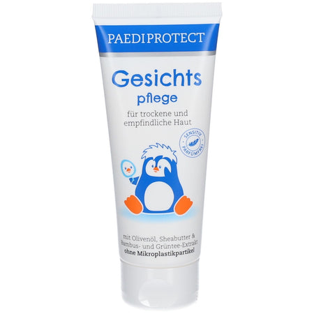 PAEDIPROTECT soin du visage – crème visage bébé au beurre de karité, sans parfum, vegan (75 ml)