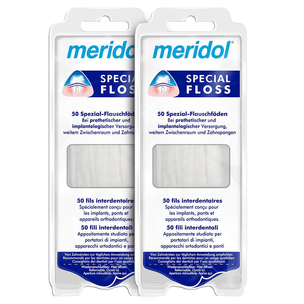 meridol Special Floss fil dentaire (2x1 pièces)