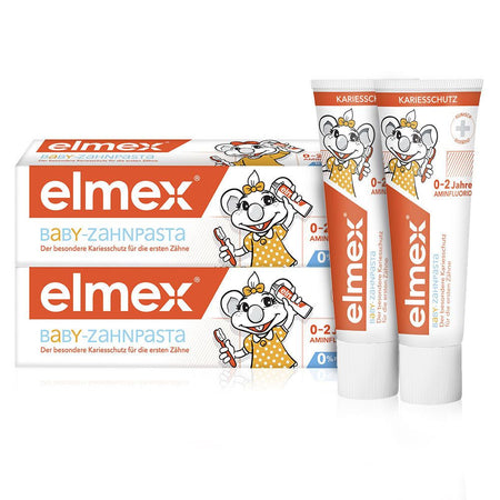 elmex Baby dentifrice pour dents de lait (2x50 ml)