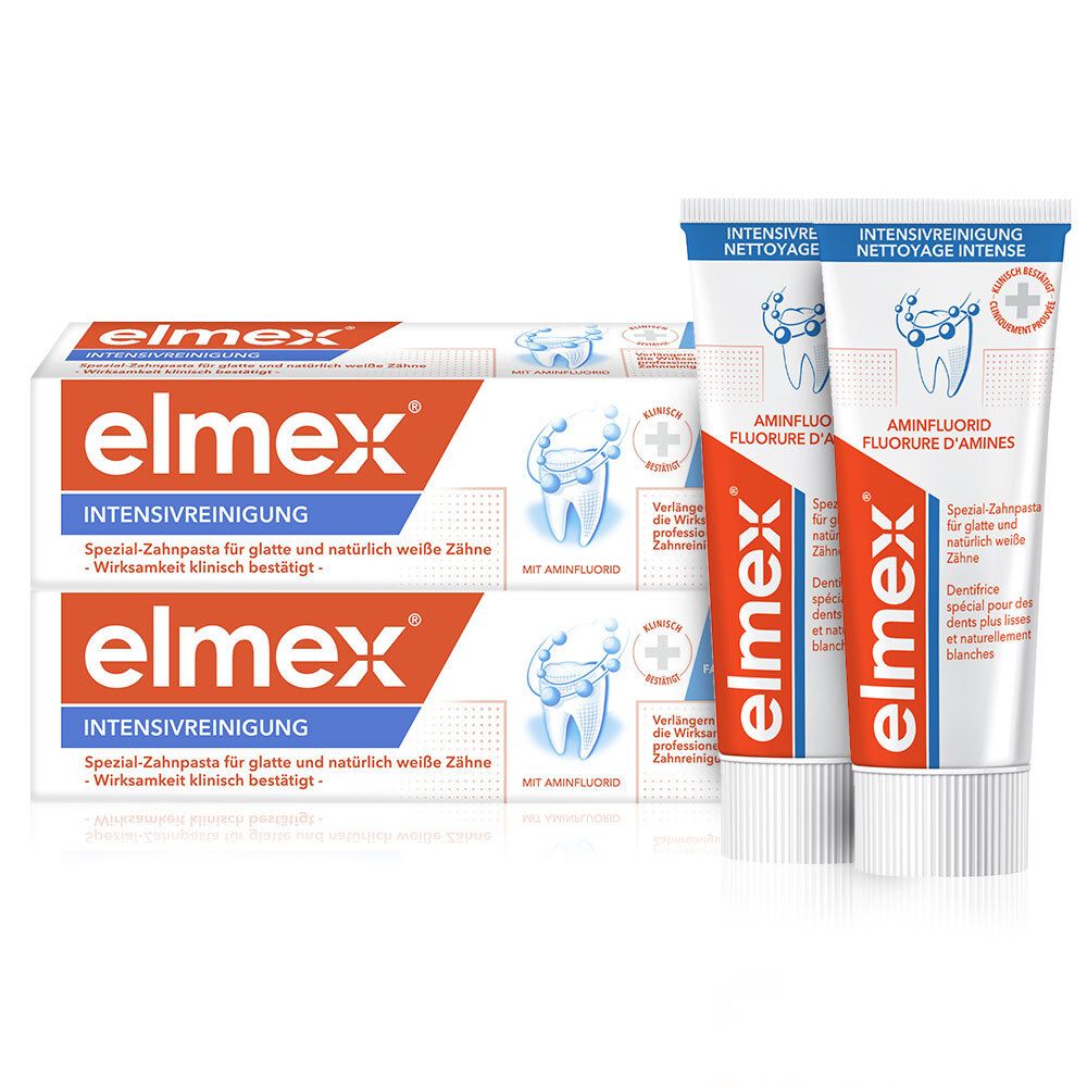 elmex Intensivreinigung pâte dentifrice spéciale (2x50 ml)