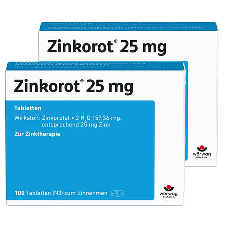 Zinkorot 25 mg comprimés (2x100 pièces)