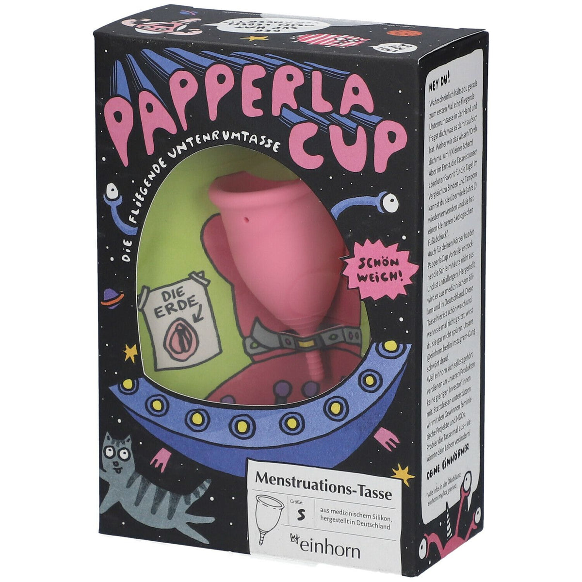 einhorn PAPPERLA CUP petite coupe menstruelle (1 pièce)