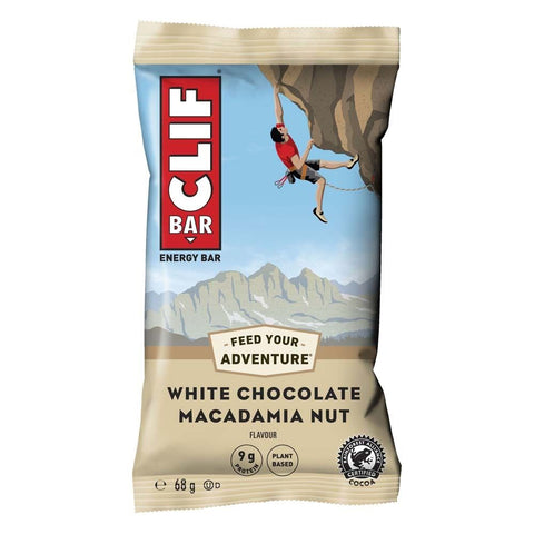 CLIF BAR Chocolat blanc noix de macadamia — 68 g