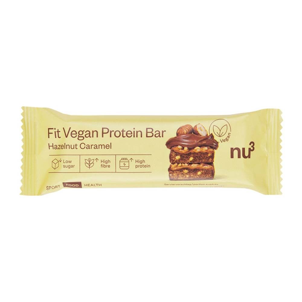 nu3 Fit Vegan Protein Bar Noisette-Caramel (50 g)
