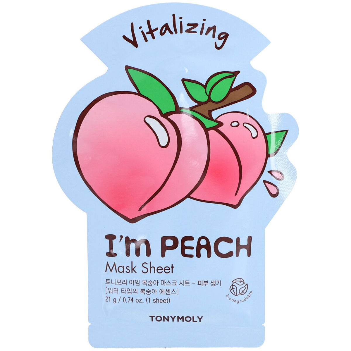 TONYMOLY I'm Peach masque en feuille (1 pièce)