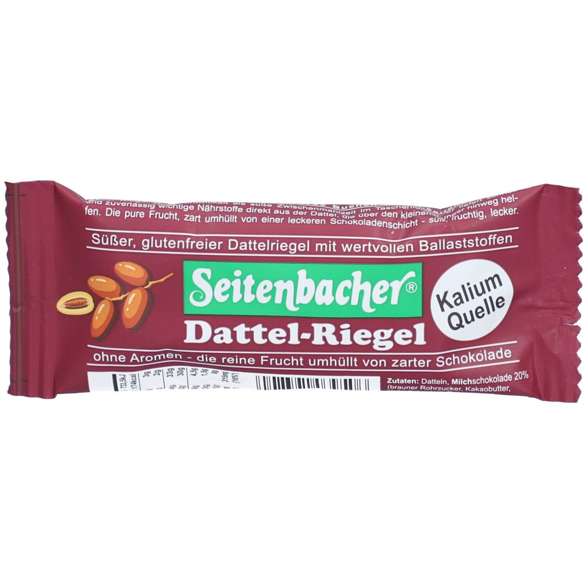 Seitenbacher® barre aux dattes (50 g)