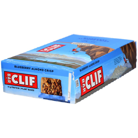 CLIF Bar barre énergétique Blueberry Crisp (12x68 g)