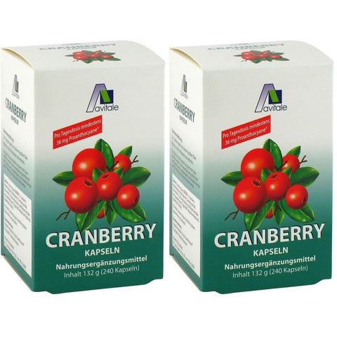 Avitale Cranberry (2x240 gélules)