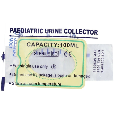 Büttner-Frank Sterile Pediatric Urine Collection Bag 100 ml Adhesive (10 pieces)