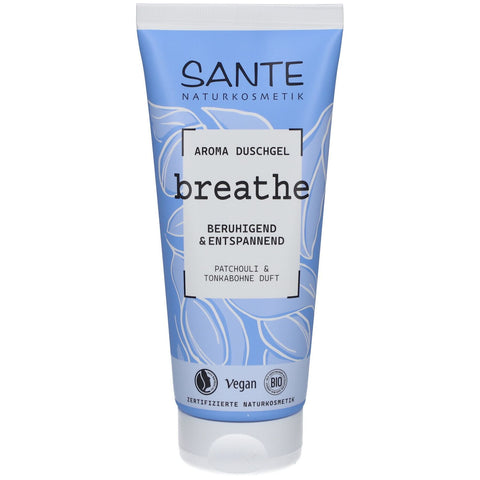 Sante® Aroma Gel Douche Respire Parfum Patchouli & Fève Tonka (200 ml)