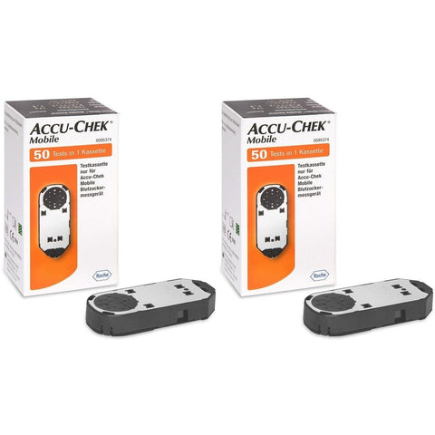 ACCU-CHEK® Mobile cassette de test (2 x 50 pièces)