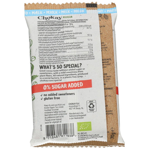 Chokay Milky Hazel — 70 g