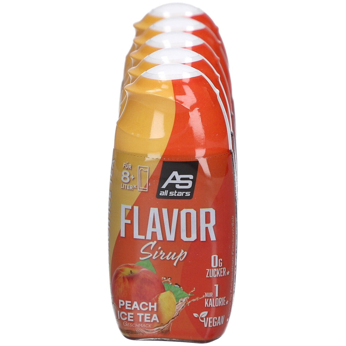 all stars Flavor sirop pour boisson sans sucre - Peach Ice Tea (65 ml)