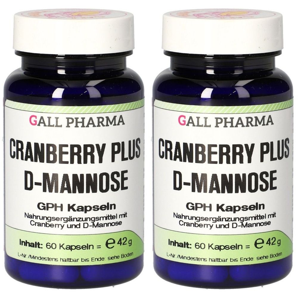 Gall Pharma Cranberry Plus D-Mannose gélules (2x60)