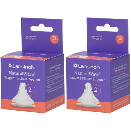 Lansinoh® NaturalWave® tétine xs — 2x2 pièces