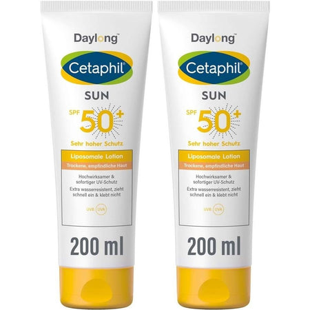 CETAPHIL SUN Lotion solaire liposomale hydratante SPF 50+ (2x200 ml)