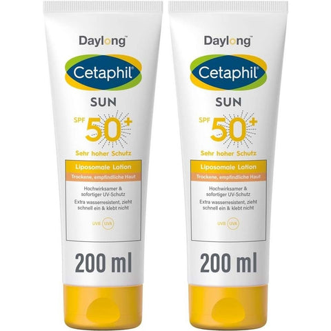 CETAPHIL SUN Lotion solaire liposomale hydratante SPF 50+ (2x200 ml)