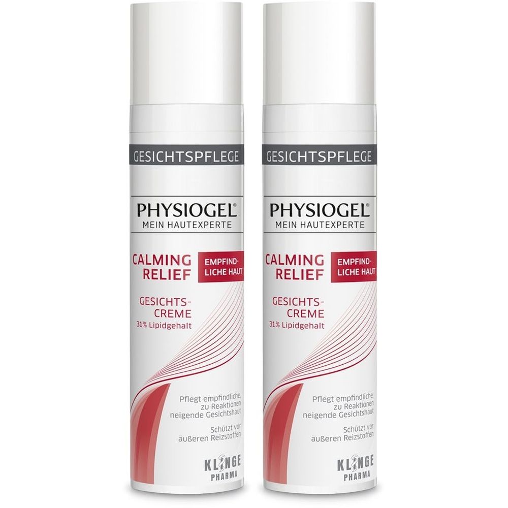 PHYSIOGEL® Calming Relief crème visage (2x40 ml)