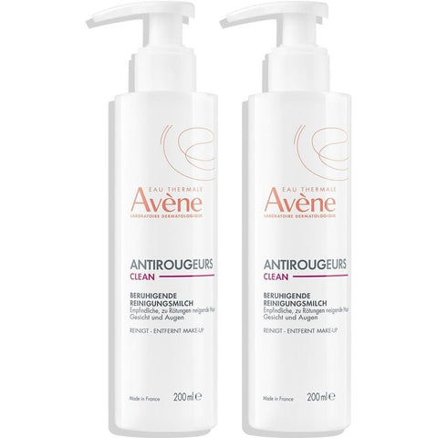 Avène Antirougeurs CLEAN lait nettoyant apaisant (2x200 ml)