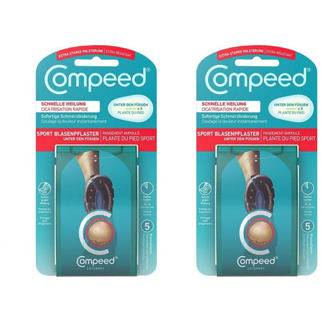 Compeed® Pansements pour ampoules sous les pieds (2x5 pièces)
