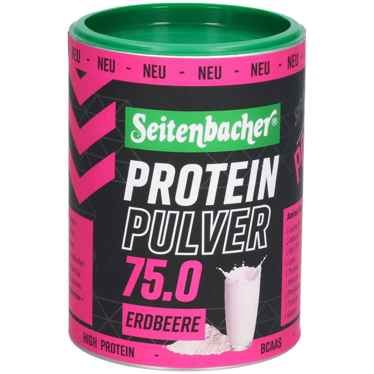 Seitenbacher® poudre de protéines fraise (250 g)