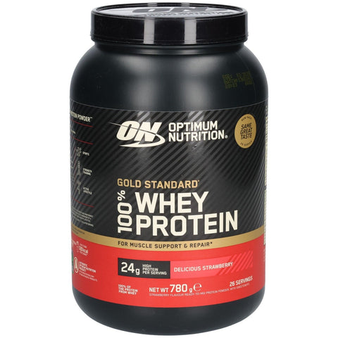 Optimum Nutrition Gold Standard 100% Whey Protein poudre fraise (780 g)