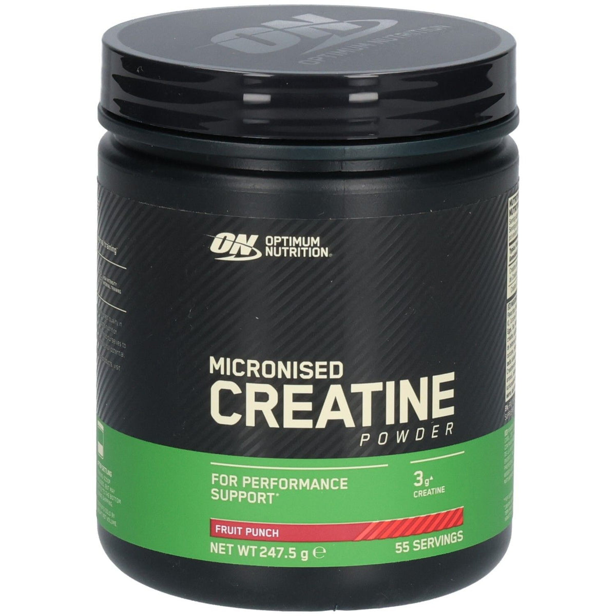 Optimum Nutrition® créatine micronisée poudre Fruit Punch (247,5 g)