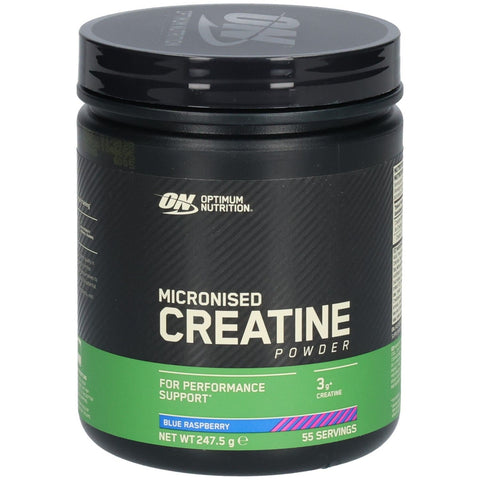 Optimum Nutrition Poudre de créatine micronisée framboise bleue (247,5 g)