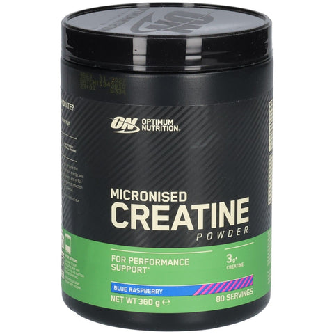 Optimum Nutrition poudre de créatine micronisée Blue Raspberry (360 g)