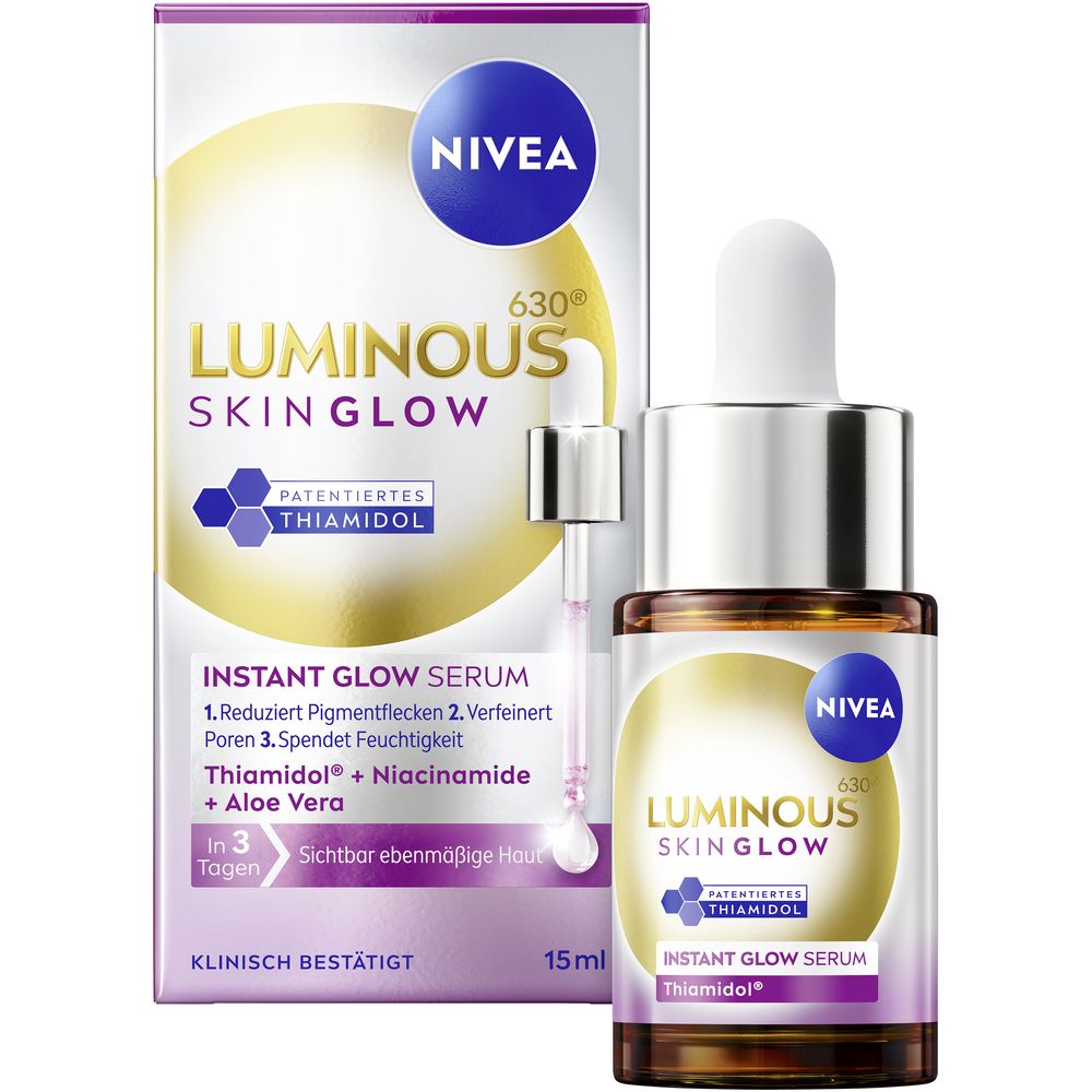 NIVEA LUMINOUS630® Skin Glow Instant Glow sérum (15 ml)