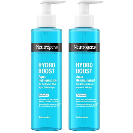 Neutrogena Hydro Boost Aqua gel nettoyant sans parfum (2x200 ml)