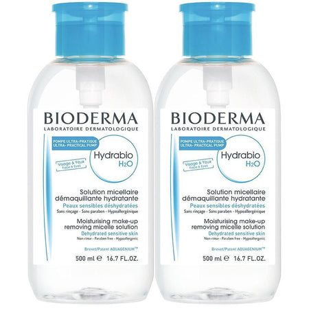 BIODERMA Hydrabio H2O eau micellaire (2x500 ml)