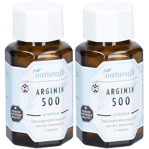 naturafit® Arginine 500 (2x60 pièces)