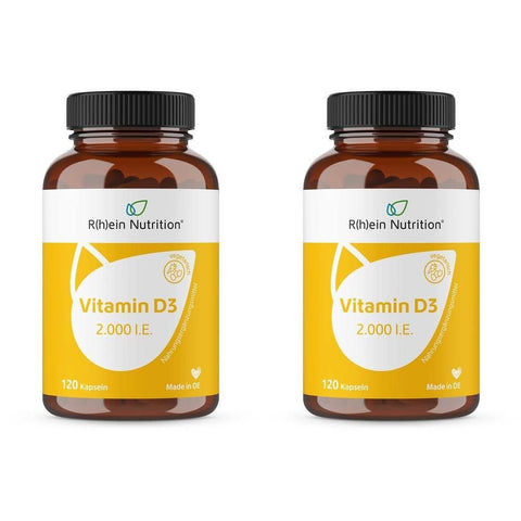 R(h)ein Nutrition Vitamine D3 2.000 UI (2x120 gélules)
