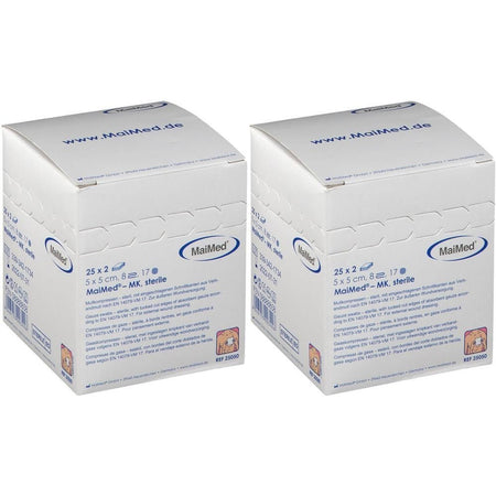 MaiMed® MK stérile 5 x 5 cm (2x25x2 pièces)